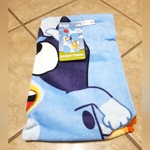 Nickelodeon Bluey Balloon 28 x 58 Inch Beach Towel
